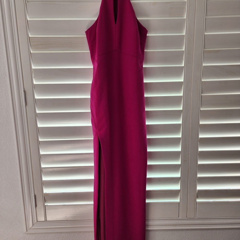 Likely Fuchsia One Shoulder Dress